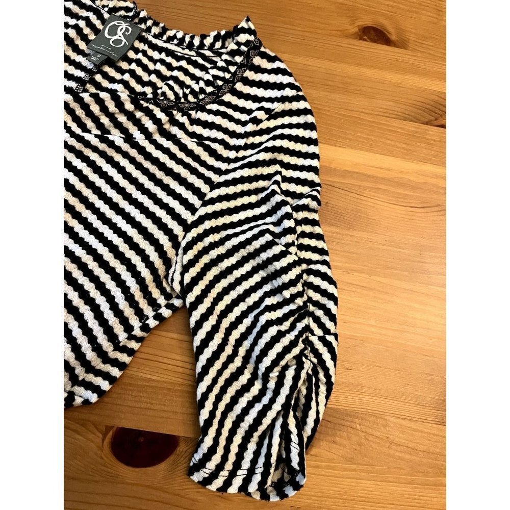 Anthropologie Striped Peplum Blouse - Picture 11 of 14